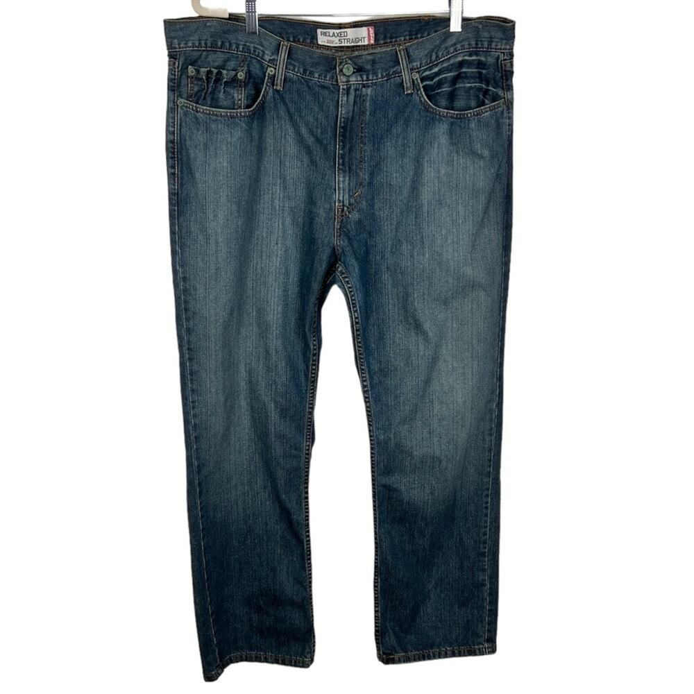 Levi's 559 Relaxed Straight Jeans 40x30 Medium Stone Wash 2010